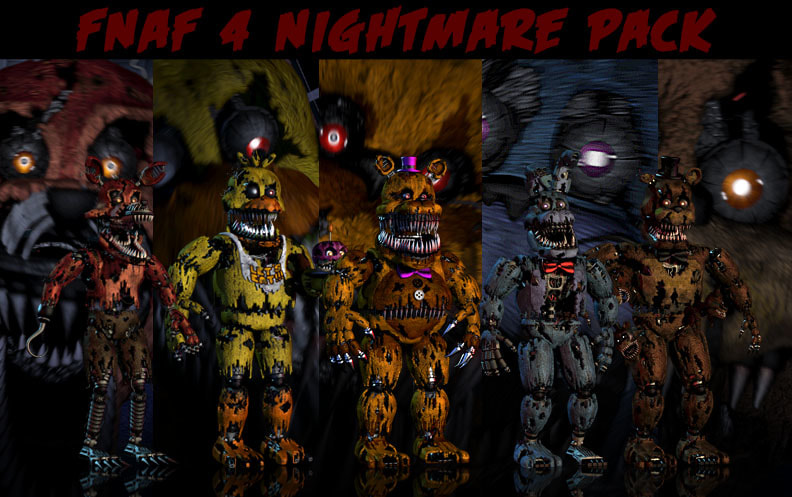 Five Nights at Freddy's 4: FOXY MINI GAME FUN WITH PLUSHTRAP FNAF 4 